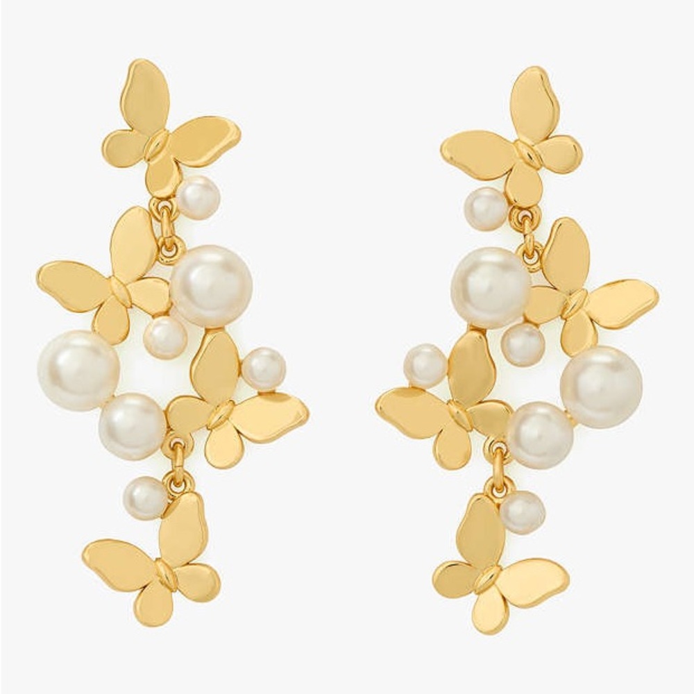 Kate Spade Flutter Statement Linear Earrings